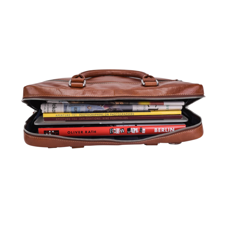 Leonhard Heyden Cambridge RV-Aktenmappe S 1 Fach Cognac Zeitlich begrenztes Angebot