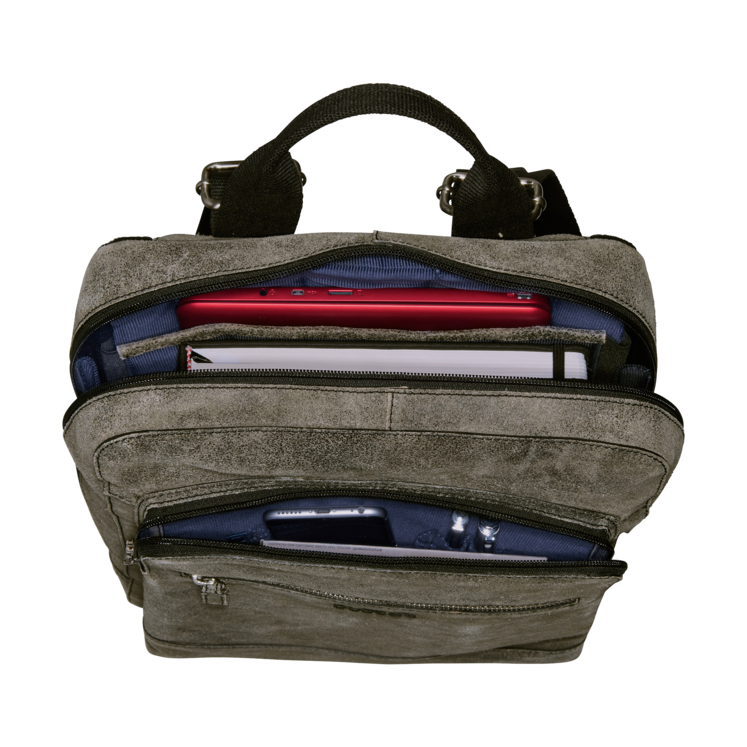 Leonhard Heyden Boston Rucksack Grau Zeitbegrenzte Promotion