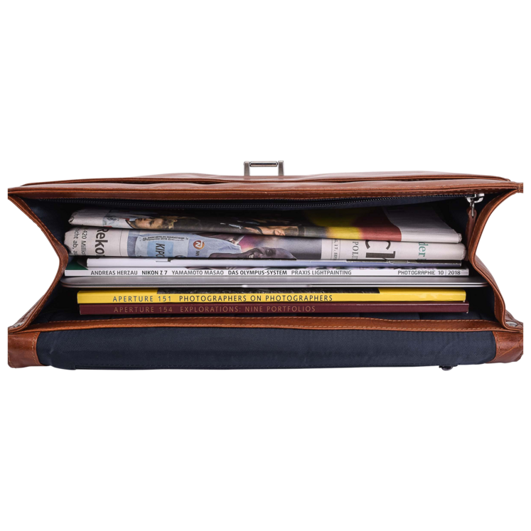 Leonhard Heyden Cambridge Aktenmappe 1 Fach Cognac Bis zu 50% Rabatt