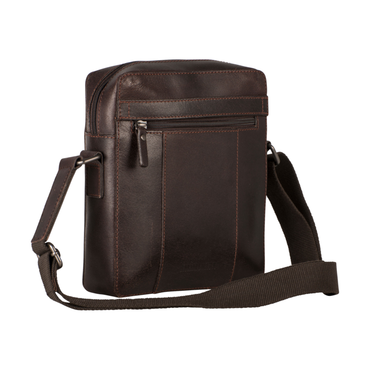 Leonhard Heyden Dakota RV-Umhängetasche XS Braun im Angebot