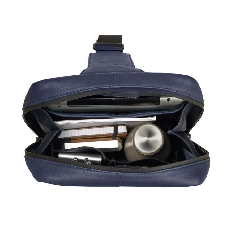 Leonhard Heyden Den Haag Crossbag Blau Sonderangebot