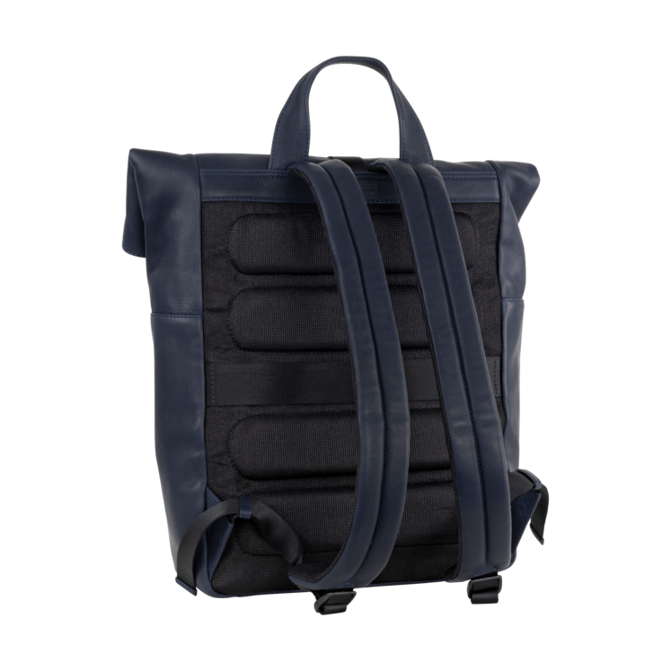 Leonhard Heyden Den Haag Rucksack Rolltop Blau Große Rabatte