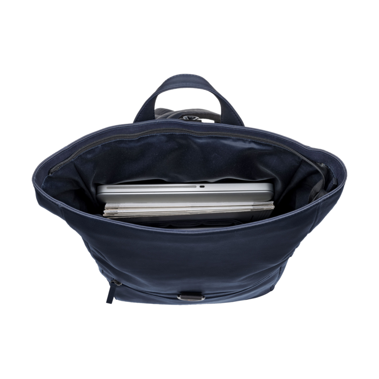 Leonhard Heyden Den Haag Rucksack Rolltop Blau Große Rabatte