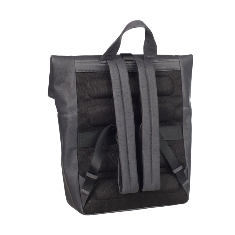 Leonhard Heyden Den Haag Rucksack Rolltop Grau Neuheiten