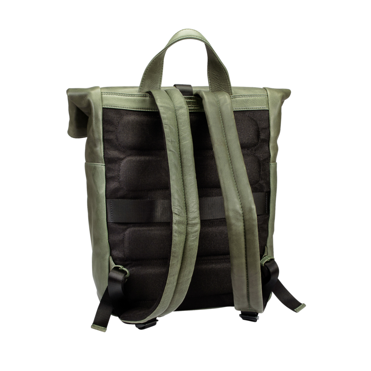Leonhard Heyden Den Haag Rucksack Rolltop Oliv Bestseller