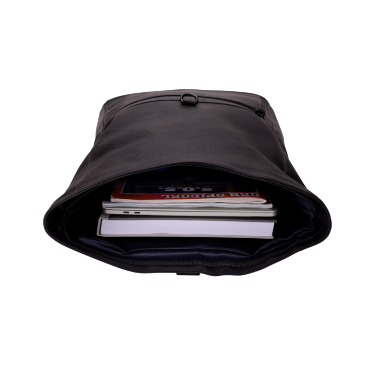 Leonhard Heyden Den Haag Rucksack Rolltop Schwarz Saisonale Angebote