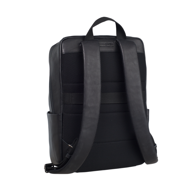 Leonhard Heyden Hamburg Rucksack Schwarz Kostenloser Versand international