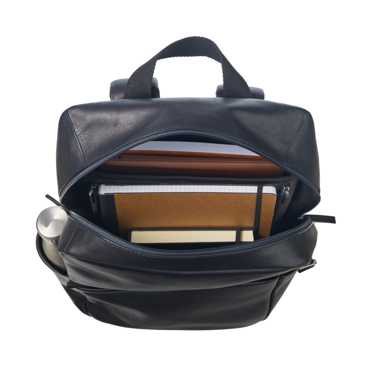 Leonhard Heyden Hamburg Rucksack Schwarz Kostenloser Versand international