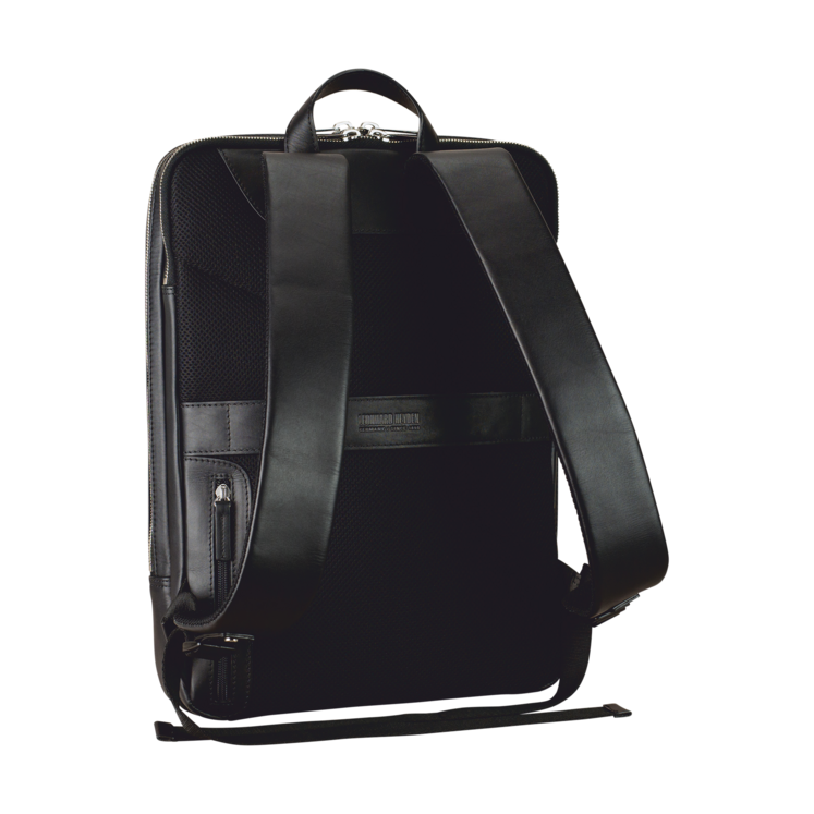 Leonhard Heyden Montreal Business-Rucksack Schwarz Outlet