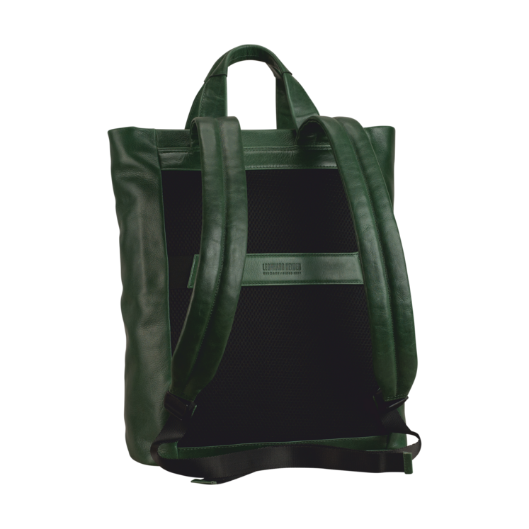Leonhard Heyden Porto Tote Bag / Rucksack Flaschengrün Black Friday