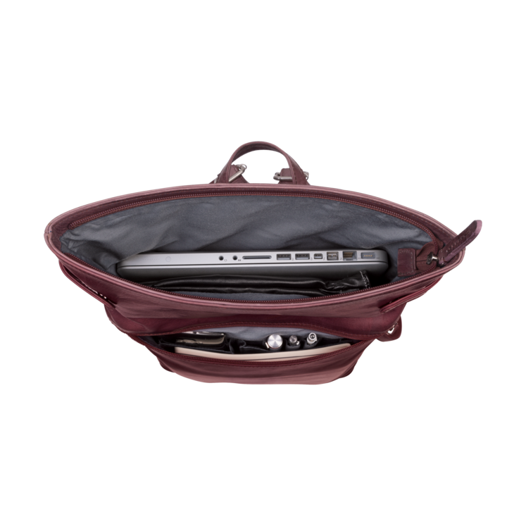 Leonhard Heyden Stockholm Cityrucksack Brombeer im Angebot