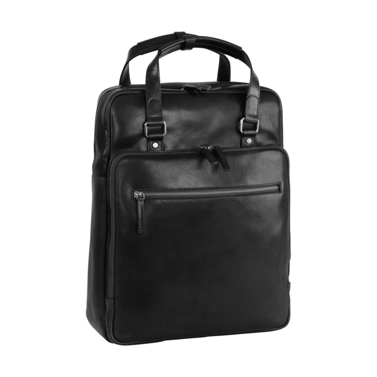 Leonhard Heyden Roma Kurzgrifftasche/Rucksack Schwarz Saisonschlussverkauf