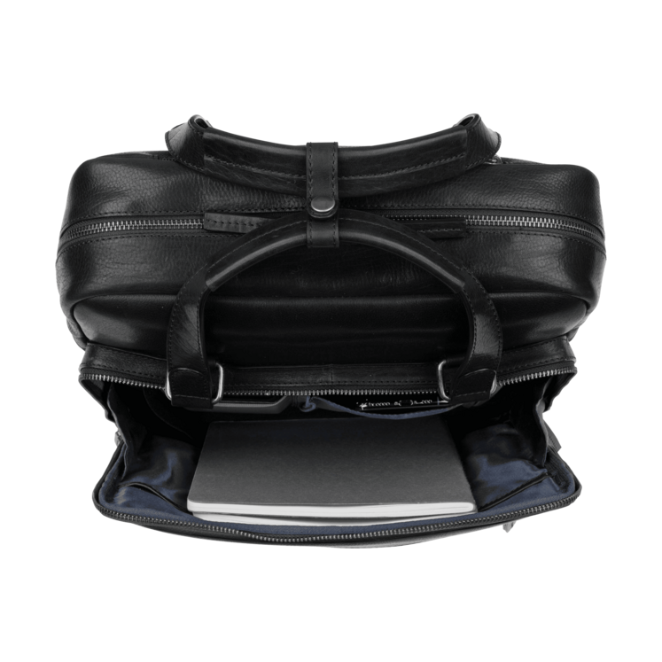 Leonhard Heyden Roma Kurzgrifftasche/Rucksack Schwarz Saisonschlussverkauf