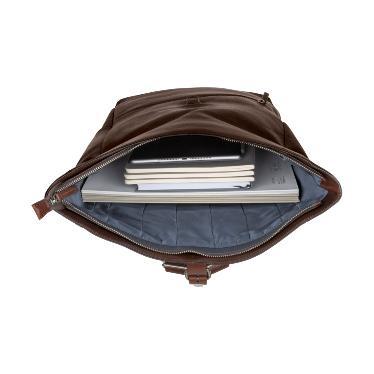 Leonhard Heyden Roma Rucksack Rolltop Braun Weihnachtsangebot