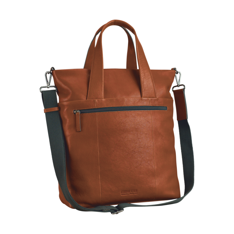 Leonhard Heyden Hamburg Shopper cognac im Angebot