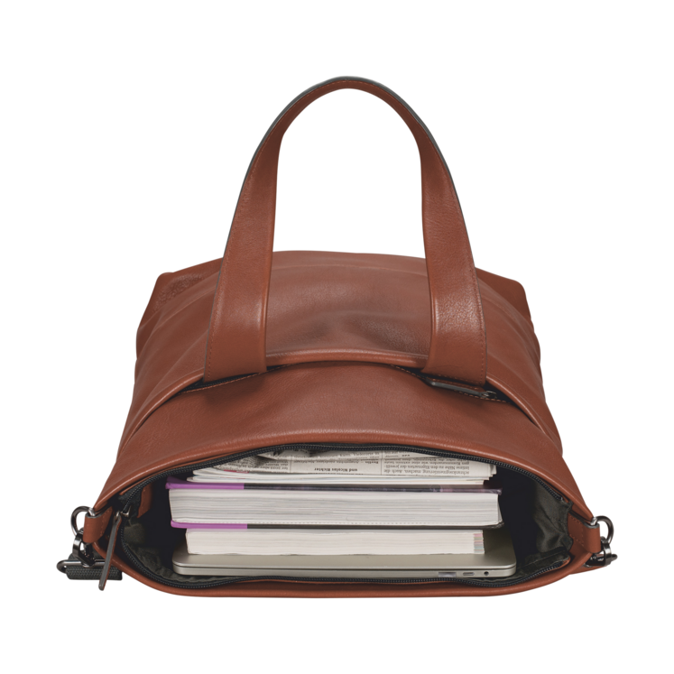 Leonhard Heyden Hamburg Shopper cognac im Angebot