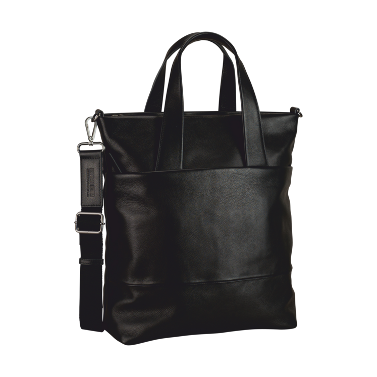 Leonhard Heyden Hamburg Shopper schwarz Schlussverkauf