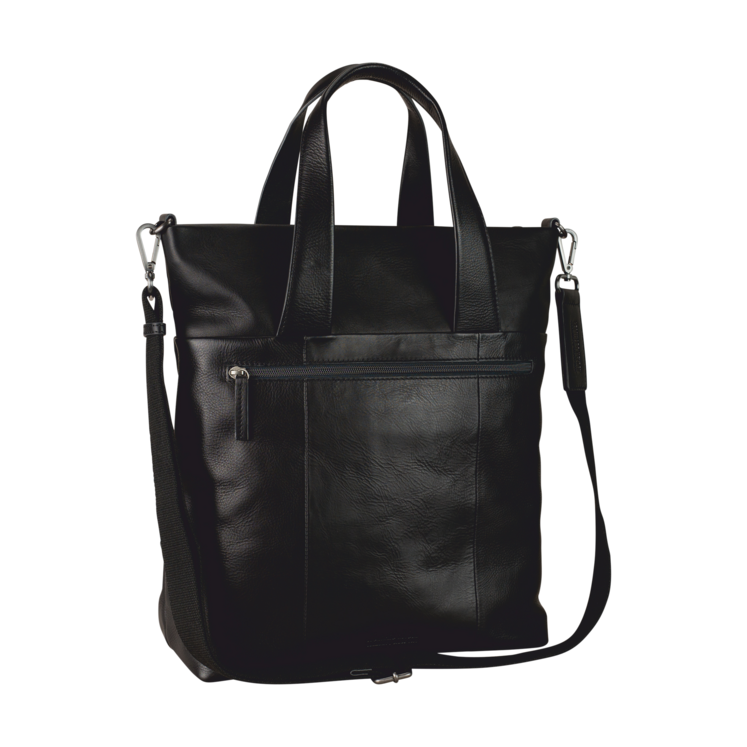 Leonhard Heyden Hamburg Shopper schwarz Schlussverkauf