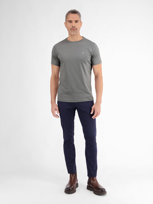 ﻿Lerros Basic T-Shirt mit Logostitch, unifarben Bis zu 55% Rabatt