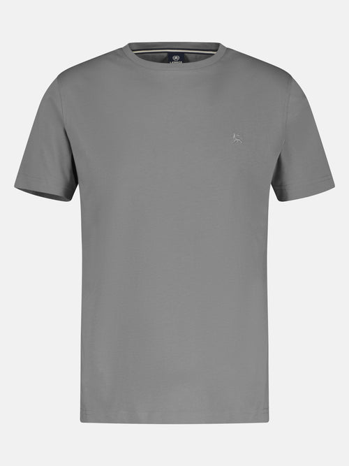 ﻿Lerros Basic T-Shirt mit Logostitch, unifarben Bis zu 55% Rabatt