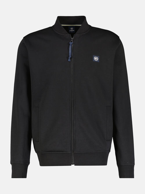 Lerros Sweatjacke mit Collegekragen Nur noch ein Tag übrig