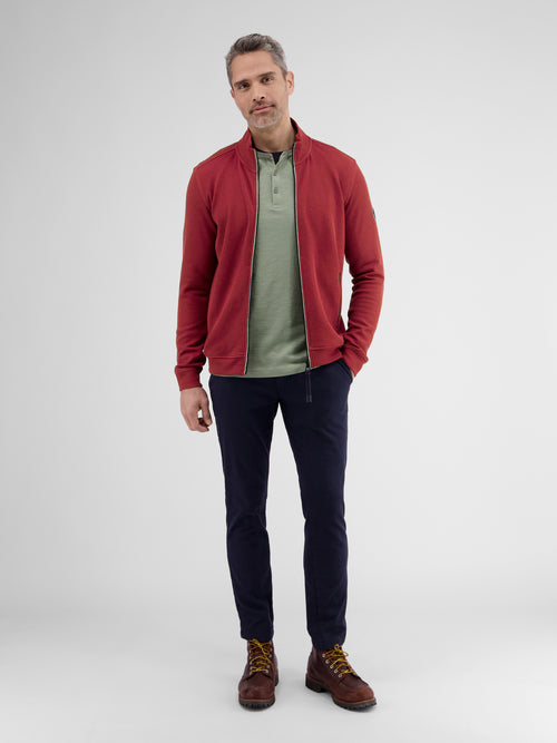 Lerros Sweatjacke in weicher Strukturqualität Kostenloser Versand international