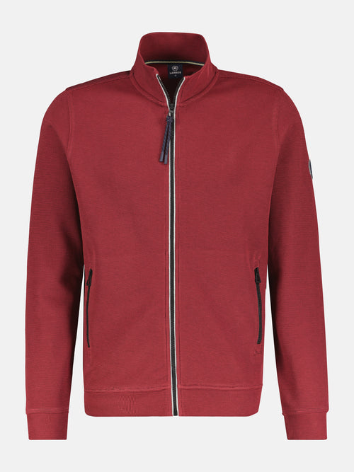 Lerros Sweatjacke in weicher Strukturqualität Kostenloser Versand international
