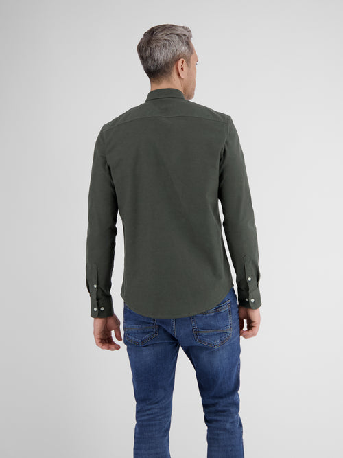 Lerros Oxfordhemd mit Stretchanteil und Button-down-Kragen Fabrikladen