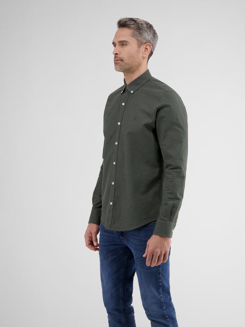 Lerros Oxfordhemd mit Stretchanteil und Button-down-Kragen Fabrikladen