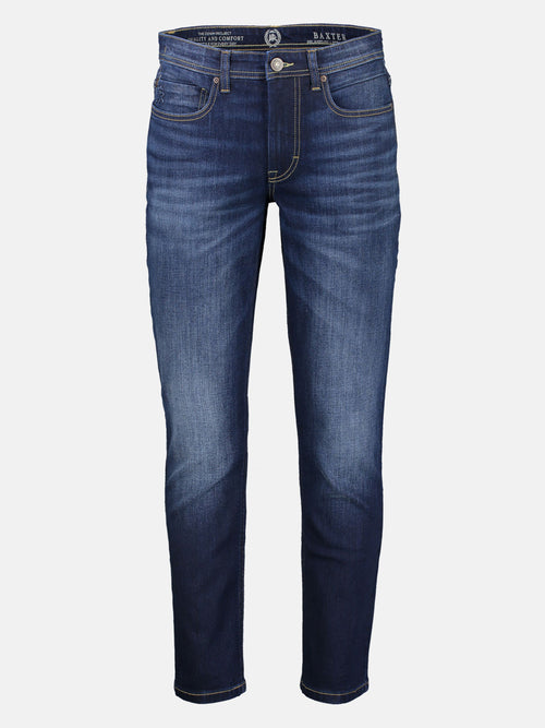 Lerros BAXTER 5-Pocket-Denim im Used-Look, RELAXED FIT, blue Rabatte dieses Monats