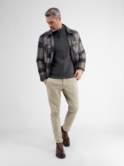 Lerros Leichte Strickjacke für Herren mit schmaler Rippstruktur Online