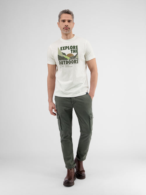Lerros T-Shirt mit Outdoor-Brustprint im Angebot