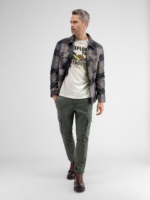 Lerros T-Shirt mit Outdoor-Brustprint im Angebot