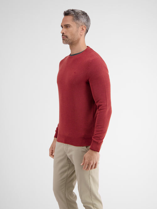 Lerros Leichter Strickpullover mit schmaler Rippstuktur Fabrikverkauf