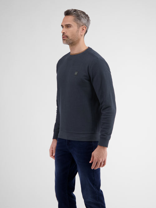 Lerros Herren Sweatshirt in weicher, vorgewaschener Strukturqualität Sonderangebot