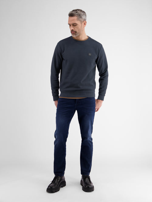 Lerros Herren Sweatshirt in weicher, vorgewaschener Strukturqualität Sonderangebot