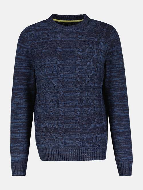 Lerros Herren Strickpullover mit klassisch-modernem Kabelstrickmuster Valentinstagsangebot