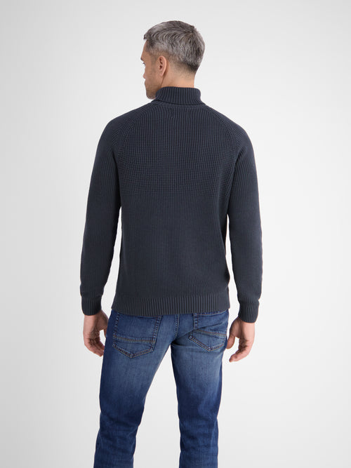 Lerros Stilvoller Rollkragenpullover in Strukturstrickqualität Jubiläumsangebot