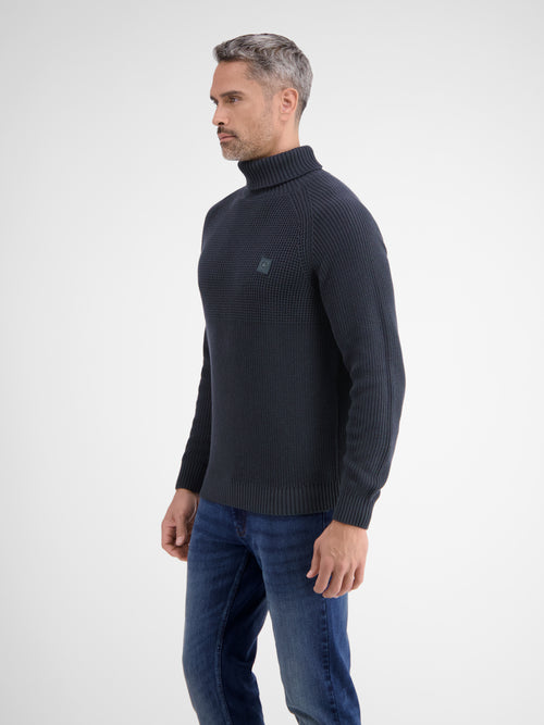 Lerros Stilvoller Rollkragenpullover in Strukturstrickqualität Jubiläumsangebot