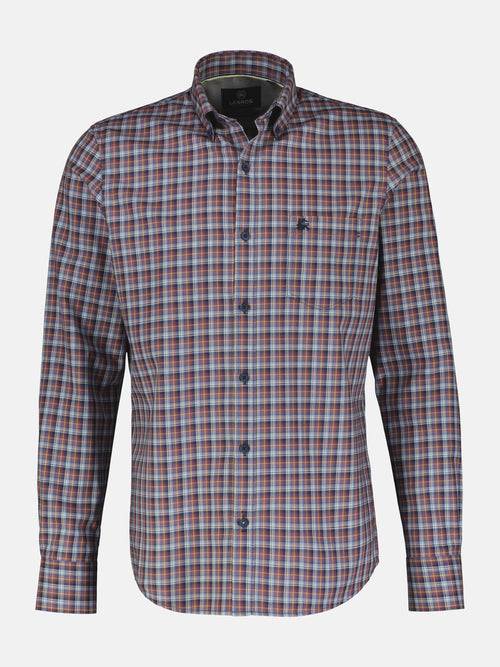 Lerros Kariertes Herrenhemd mit Button-down-Kragen Räumungsverkauf