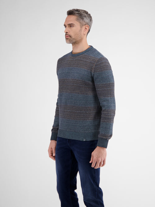 Lerros Strickpullover in Melange-Streifenoptik Begrenzte Freigabe