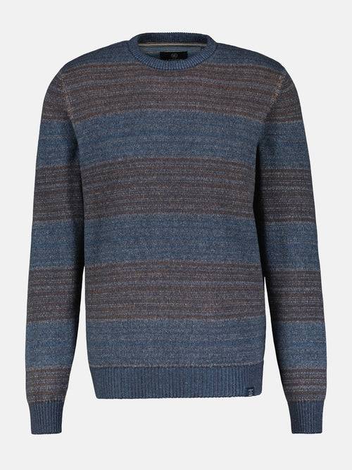 Lerros Strickpullover in Melange-Streifenoptik Begrenzte Freigabe