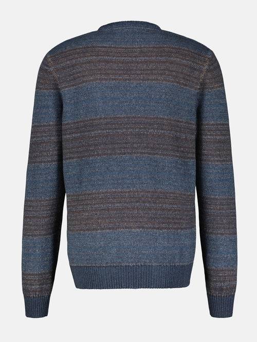 Lerros Strickpullover in Melange-Streifenoptik Begrenzte Freigabe