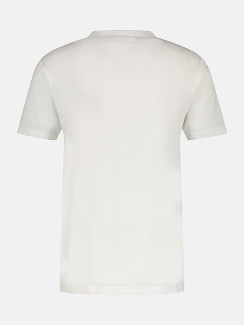 Lerros T-Shirt mit Brustprint, unifarben Letzter Tag