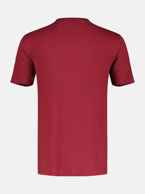 Lerros T-Shirt, unifarben mit Brustprint Vierteljährliche Förderung