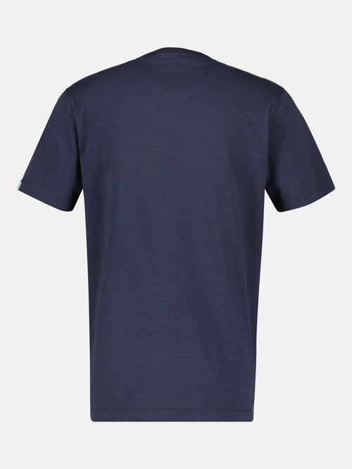Lerros V-Neck-Shirt mit Brustprint 50% Rabatt für begrenzte Zeit