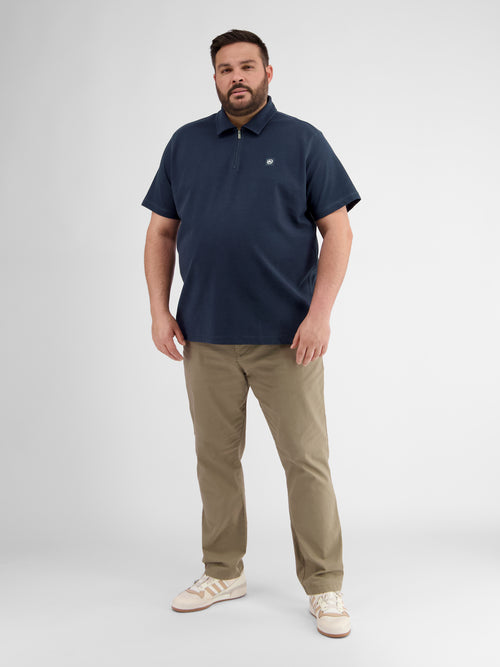 Lerros Poloshirt in Cool & Dry Qualität, mit Reißverschlusskragen Fabrikverkauf