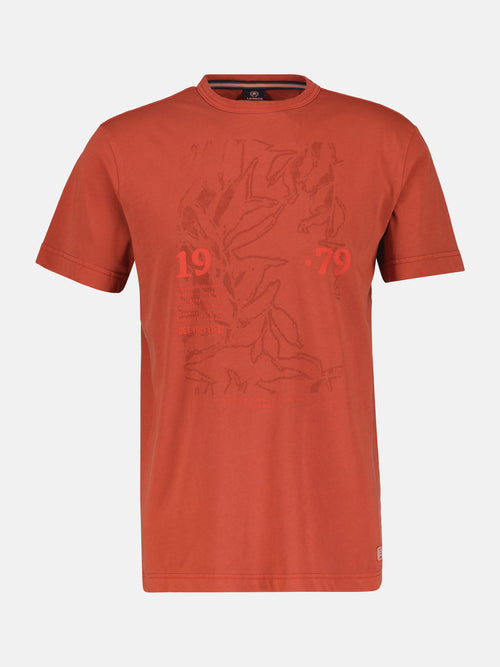 Lerros Herren-T-Shirt mit Brust-Print Sonderangebot