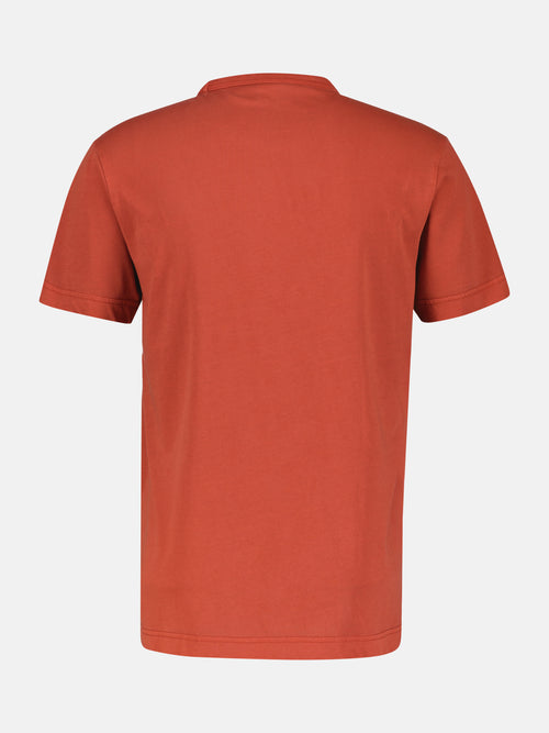 Lerros Herren-T-Shirt mit Brust-Print Sonderangebot