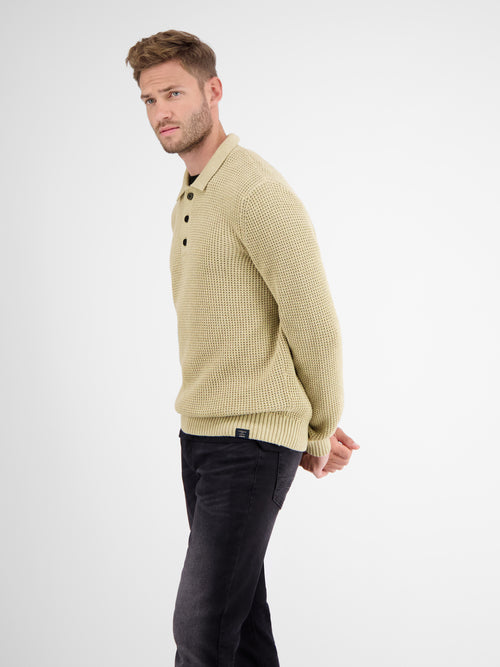 Lerros Langarm Strickpolo 50% Rabatt mit kostenlosem Versand